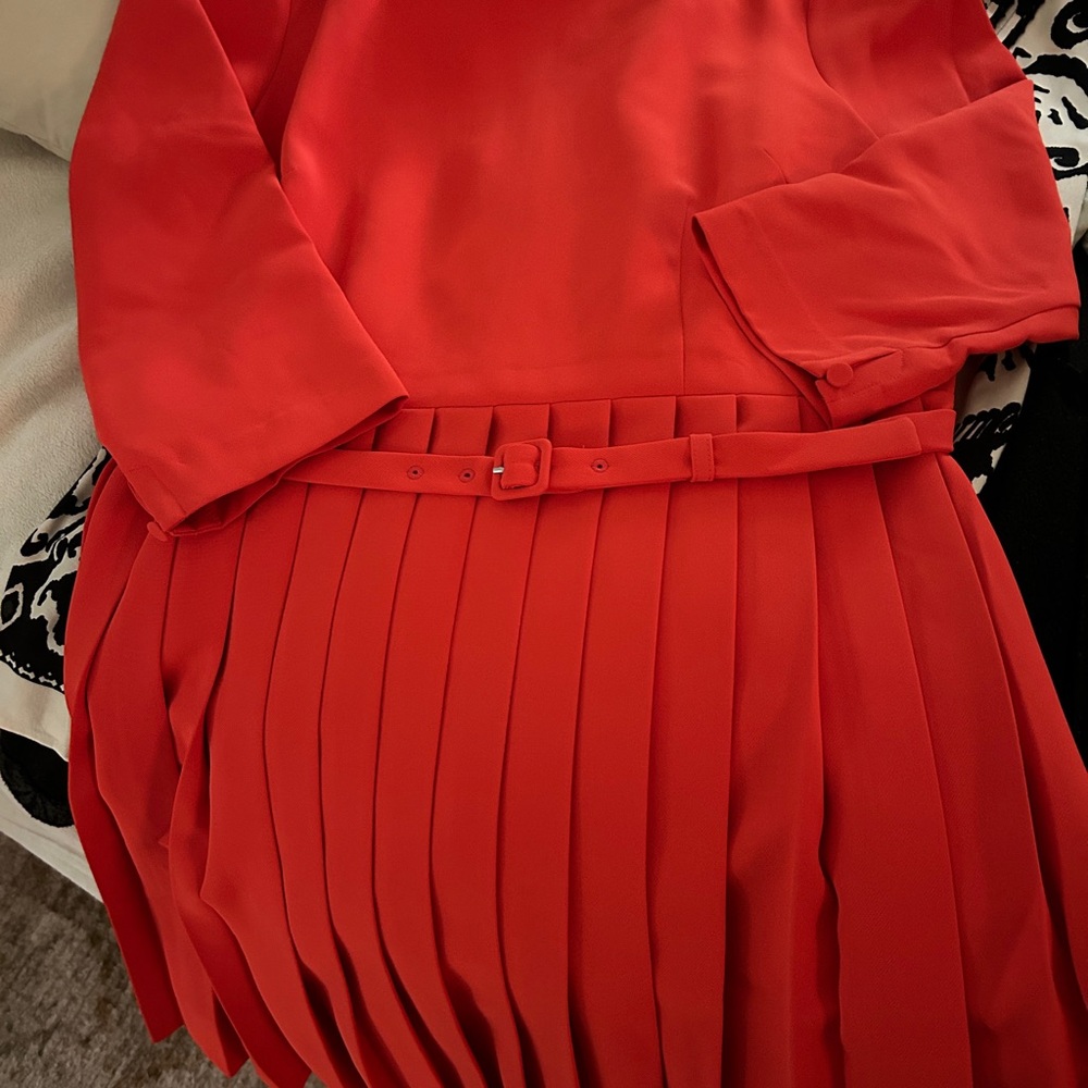 Ann Taylor Bold orange Dress